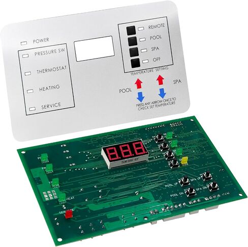 472100 Digital Display Temperature Controller Board Fit for Pentair MiniMax NT Series Pool and Spa Heater Fit for HTR 200 250 300 400 Models, Includes Temperature Control Board and Keypad in Kuwait