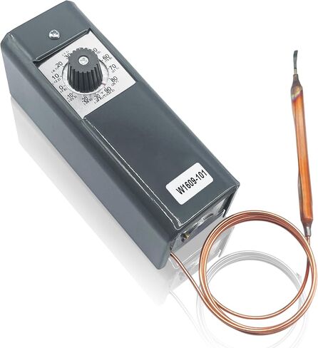 W1609-101 ترموستات للتحكم في درجة الحرارة، لمبة التبريد عن بعد TH-1609، من -30 درجة فهرنهايت إلى 90 درجة فهرنهايت، 5 أقدام شعرية (-34 درجة مئوية إلى 32 درجة مئوية) in Kuwait