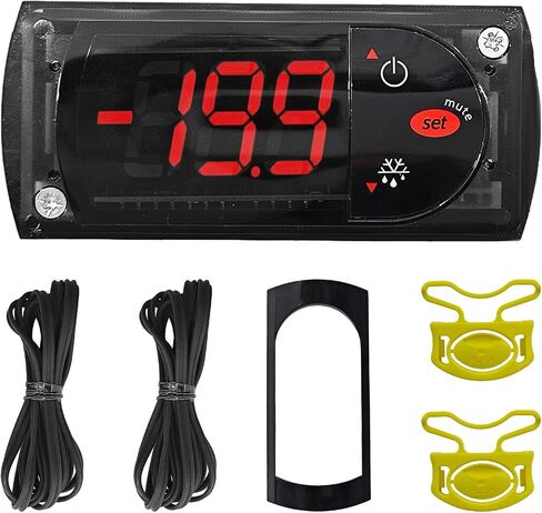 PZGXC0E112K Digital Temperature Controller 115V with Temperature Sensor Probe Compatible with Carel & Main Street Equipment BMR-23-F BMR-49-F Replaces# IR33F0AHA0 PYGXAZ0586 IMGX1J0563 in Kuwait