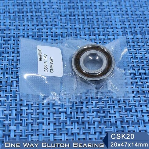 Needle Roller Bearings CSK20 1 PC One Way Bearing Clutches Without Keyway 20X47X14mm Steel Ant-Rust Oil CKK20 CSK6204 Free Wheel Clutch CSK204 in Kuwait