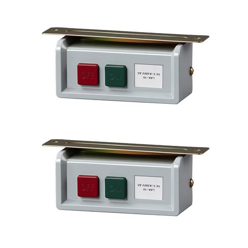 220-380V Start/Stop Pushbutton Switch, Universal Push-Button On/Off Switch, for Motor Sewing Machine (Silver Contact) in Kuwait