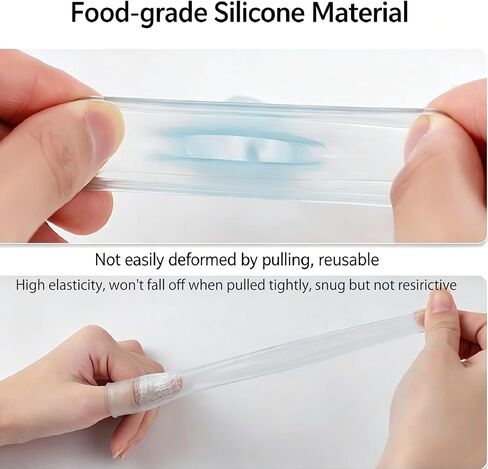4 قطع من واقيات الأصابع المقاومة للماء مع ضمادات للعناية، مادة سيليكون قابلة لإعادة الاستخدام للاستحمام والسباحة والعناية بالقدمين، ونقع الأظافر وحماية الجروح، وضمادات أظافر مقاومة للماء in Kuwait