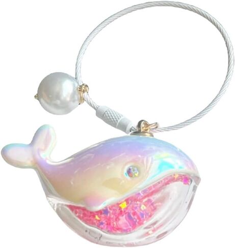 2PCS Cute Dolphin and Whale Shark Keychains for Couples,Creative Bag Charms and Wallet Pendants in Saudi Arabia