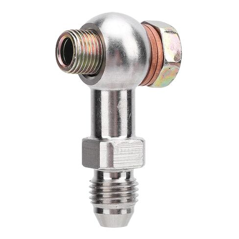 Stainless Steel Banjo Bolts, 4AN to 1/8in NPT Banjo Bolt Screw Crush Washer Kit, Strong Load Bearing Secure Connection Banjo Adapter Connector Kit in Kuwait