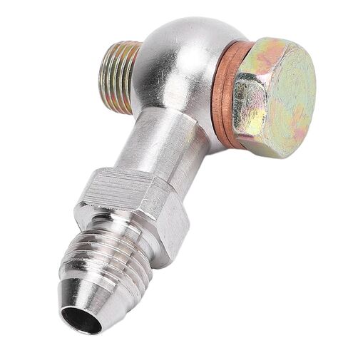 Stainless Steel Banjo Bolts, 4AN to 1/8in NPT Banjo Bolt Screw Crush Washer Kit, Strong Load Bearing Secure Connection Banjo Adapter Connector Kit in Kuwait