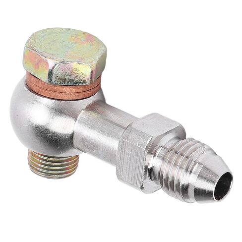 Stainless Steel Banjo Bolts, 4AN to 1/8in NPT Banjo Bolt Screw Crush Washer Kit, Strong Load Bearing Secure Connection Banjo Adapter Connector Kit in Kuwait