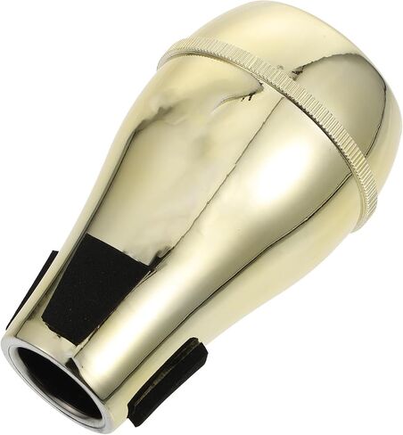 SHINEOFI Abs Trombone Practice Mute Silencer, Easy to Install and Carry, Sturdy Golden Trombone Accessory for Silent Practice and Sound Control in Kuwait