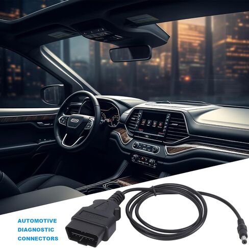Automobile OBD2 16 Pin to USB Automobile Diagnostic Tools OBD-II Male Cable for Car Extension Cord Connector Power Supply Cable in Saudi Arabia