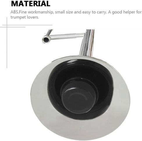 LIFKOME Professional Trombone Mute for Tenor Trombone Abs Material Sound Attenuation Accessory Easy to Install Noise Reduction Muffler for Musical Instrument Practice Random Color in Kuwait