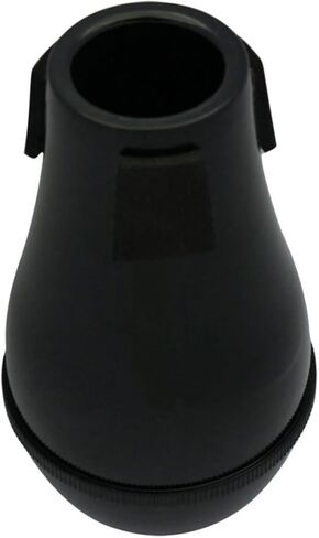 Artibetter Professional Trombone Mute Abs مادة صامتة للممارسة الصامتة ملحق توهين الصوت للترومبون باللون الأسود للتمرين الهادئ والأداء، لون عشوائي in Kuwait