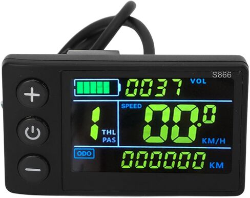 شاشة LCD للدراجة الكهربائية، S866 E Bike Display Meter لوحة تحكم مقاومة للماء 5 دبوس شاشة لوحة سكوتر كهربائية لركوب الدراجات شاشة كمبيوتر ملونة، شاشة LCD للدراجة الكهربائية in Kuwait