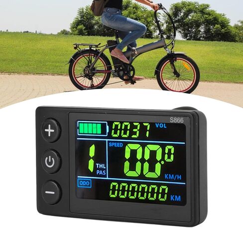 شاشة LCD للدراجة الكهربائية، S866 E Bike Display Meter لوحة تحكم مقاومة للماء 5 دبوس شاشة لوحة سكوتر كهربائية لركوب الدراجات شاشة كمبيوتر ملونة، شاشة LCD للدراجة الكهربائية in Kuwait