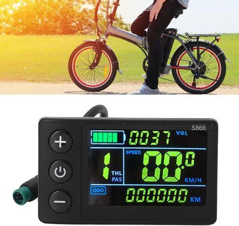 شاشة LCD للدراجة الكهربائية، S866 E Bike Display Meter لوحة تحكم مقاومة للماء 5 دبوس شاشة لوحة سكوتر كهربائية لركوب الدراجات شاشة كمبيوتر ملونة، شاشة LCD للدراجة الكهربائية in Kuwait