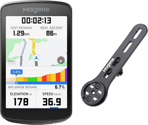 حزمة كمبيوتر الدراجة Magene C706 GPS مع حامل كمبيوتر الدراجة المتكامل من Magene in Kuwait
