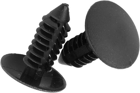 Aramox 100pcs Car Door Trim Plastic Rivets, 7.5mm Hole Push in Fastener Clips for Side Skirts Bumpers with Nylon Material for Cars Trucks Buses in Kuwait