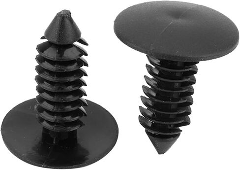Aramox 100pcs Car Door Trim Plastic Rivets, 7.5mm Hole Push in Fastener Clips for Side Skirts Bumpers with Nylon Material for Cars Trucks Buses in Kuwait