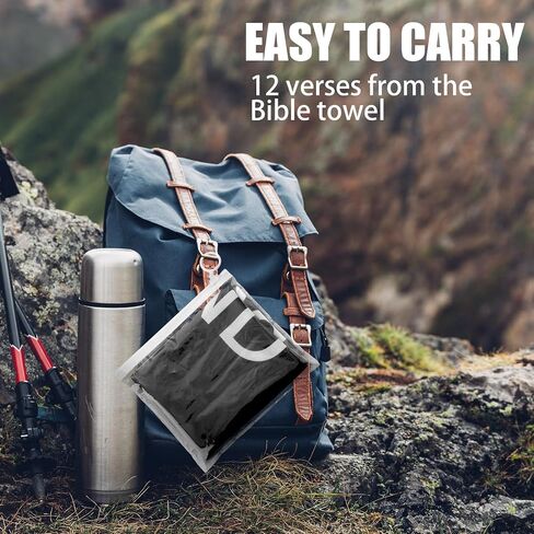 Moukeren 12 Pcs Christian Gifts for Men Fathers Day Cooling Towels Bulk Bible Verse Cooling Towels Man of God Sports Sweat Rag for Gym Yoga Running Religious Gifts for Fathers Day Birthday(Christian) in Kuwait