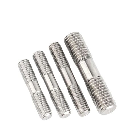 Length 16mm-200mm Stainless Steel 304 Double End Thread Rod Stud M2 .5 M3 M4 M5 M6(16mm 20pcs,M3) in Kuwait