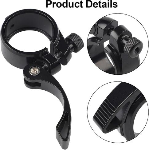 38mm Aluminum Alloy Seatpost Clamp, Folding Quick-Release Bike Seatpost Tube Clamp for 38mm in Kuwait