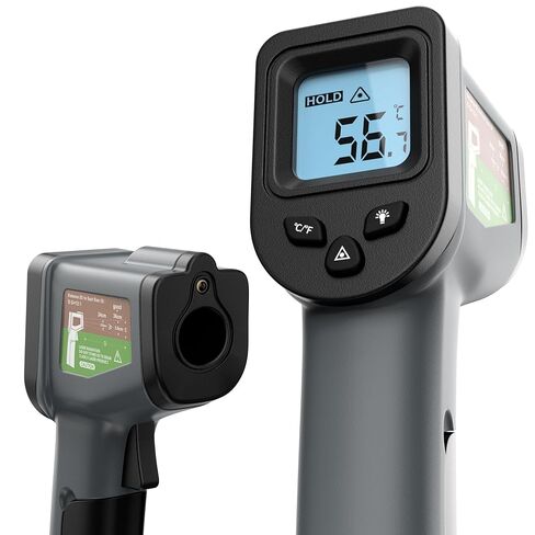 Oliver's Kitchen® Infrared Thermometer - User-Friendly - Measure Temperature with Precision - Perfect for Pizza Ovens - Ergonomic Grip - Batteries Included in Kuwait