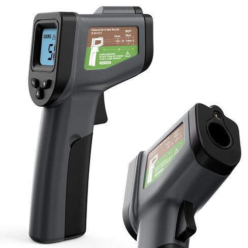Oliver's Kitchen® Infrared Thermometer - User-Friendly - Measure Temperature with Precision - Perfect for Pizza Ovens - Ergonomic Grip - Batteries Included in Kuwait