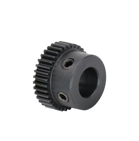 Steel Heavy Duty Motor Pinion Gear 0.5M 38/40T Bore 5-10mm Mini Motor Gear Carbon Steel Blackening Transmission Parts(5mm-0.5M - 38 Teeth) in Kuwait