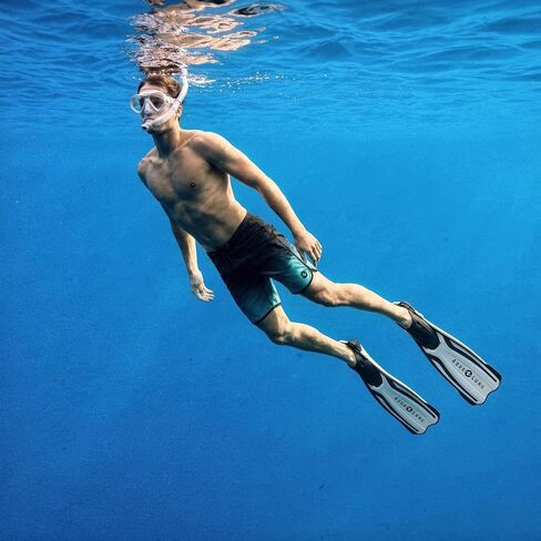 Aqua Lung Sport Amika Snorkelling Fin, White Artic, L/XL in Kuwait