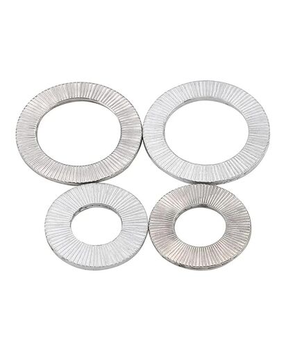 M3-M42 Stainless Steel Double Deck Self-Locking Washer Wedge Lock Anti-Loosening Anti-Skid Shock Proof Gasket(Dacromet Treated,M22-1pcs) in Kuwait