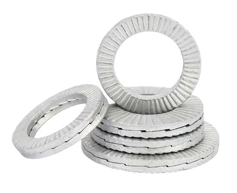 Wedge Locking Washers - Dacromet, Vibration Resistant Safety Washers for Industrial Machinery, Construction Equipment & Maintenance (3/4" Bolts,4) in Kuwait