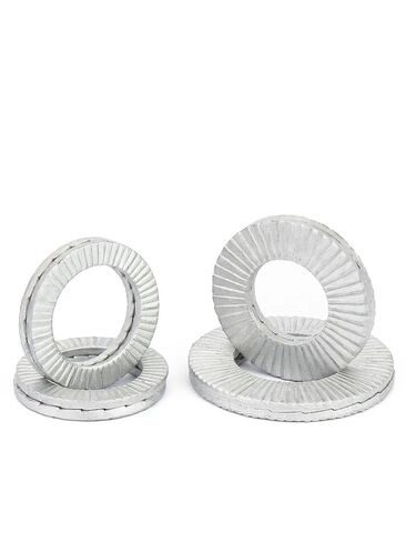 Wedge Locking Washers - Dacromet, Vibration Resistant Safety Washers for Industrial Machinery, Construction Equipment & Maintenance (3/4" Bolts,4) in Kuwait