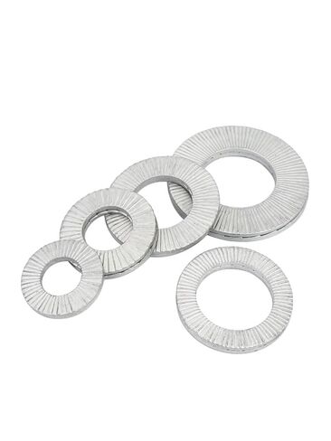 Wedge Locking Washers - Dacromet, Vibration Resistant Safety Washers for Industrial Machinery, Construction Equipment & Maintenance (3/4" Bolts,4) in Kuwait