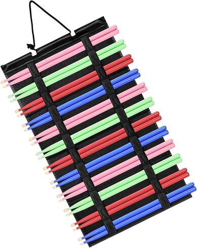 Foldable Felt Drumstick Holder Organizers Stores Drumsticks Portable Hanging Storage for Percussion Accessories Drumstick Holder Wall Mount in Saudi Arabia