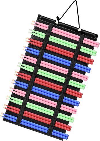 Foldable Felt Drumstick Holder Organizers Stores Drumsticks Portable Hanging Storage for Percussion Accessories Drumstick Holder Wall Mount in Saudi Arabia