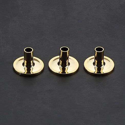 Kisangel 3pcs Golden Drum Cymbal Stand Sleeves Abs Drum Accessories with Exceptional Durability and Shock Absorption for Set Replacement and Percussion Use in Kuwait
