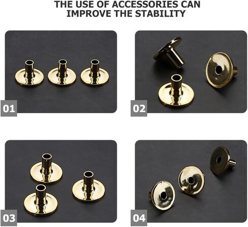 Kisangel 3pcs Golden Drum Cymbal Stand Sleeves Abs Drum Accessories with Exceptional Durability and Shock Absorption for Set Replacement and Percussion Use in Kuwait