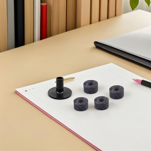 SUPVOX 20pcs Drum Shock Absorber Pads with Felt Washers and Black Sleeves Drum Accessory Kit for Noise Reduction and Vibration Control in Kuwait