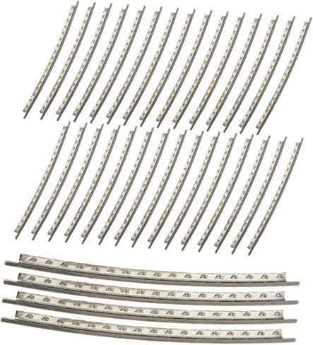 48pcs Cupronickel Electric Guitar Fret Wire 2.2mm High Strength Replacement Fretboard Repair Wire 2 Sets 24 Frets Each for Bass and Electric Guitar Maintenance in Kuwait