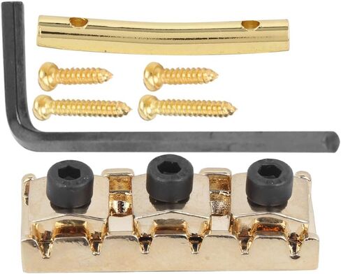 Guitar String Lock Nut, Rust Resistant Zinc Alloy with Hex Key, Easy Installation for Moving Guitarists (Black (GE99)) in Kuwait