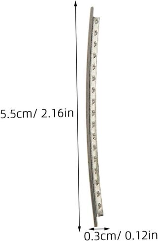 VICASKY 48pcs Cupronickel Electric Guitar Fret Wire 2.2mm 24-fret Sets for Fingerboard Repair Replacement Bright Tone Sturdy Guitar Fretboard Wire Kit in Kuwait