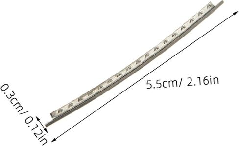 Yardwe 48pcs Cupronickel Guitar Fret Wire Set 2.2mm Electric Guitar Fingerboard Replacement Wires 2 Sets 24 Frets Each for Bass and Electric Repair in Kuwait