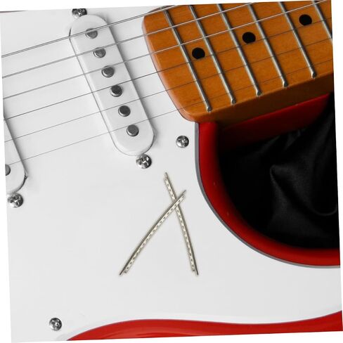Yardwe 48pcs Cupronickel Guitar Fret Wire Set 2.2mm Electric Guitar Fingerboard Replacement Wires 2 Sets 24 Frets Each for Bass and Electric Repair in Kuwait
