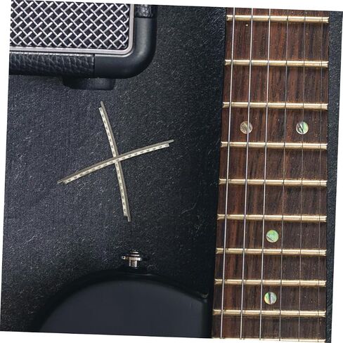 Yardwe 48pcs Cupronickel Guitar Fret Wire Set 2.2mm Electric Guitar Fingerboard Replacement Wires 2 Sets 24 Frets Each for Bass and Electric Repair in Kuwait