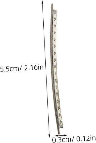 Yardwe 48pcs Cupronickel Guitar Fret Wire Set 2.2mm Electric Guitar Fingerboard Replacement Wires 2 Sets 24 Frets Each for Bass and Electric Repair in Kuwait