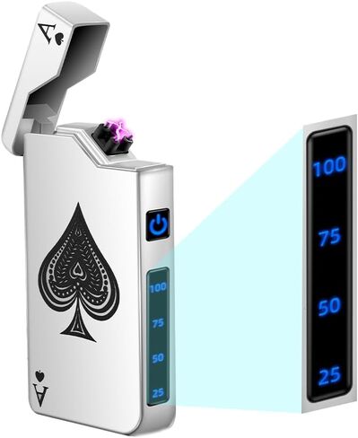 Electric Lighter Rechargeable Plasma Lighter Men Cool Ace Pocket Lighters in Kuwait
