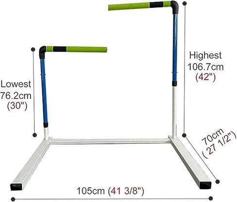 Adjustable Height Training Hurdle, Outdoor Track and Field Workout Hurdles with Foam Bar, Agility Practice Obstacle Courses Drills in Kuwait