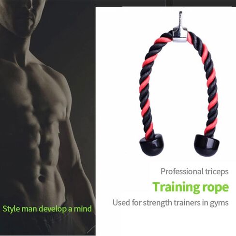 Handle Cable Pull Down the Horizontal Triangle Rope Two- Muscle Abdomen Side Traction Heavy Drawing Grip in Kuwait