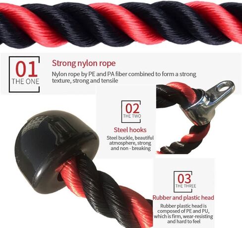 Handle Cable Pull Down the Horizontal Triangle Rope Two- Muscle Abdomen Side Traction Heavy Drawing Grip in Kuwait
