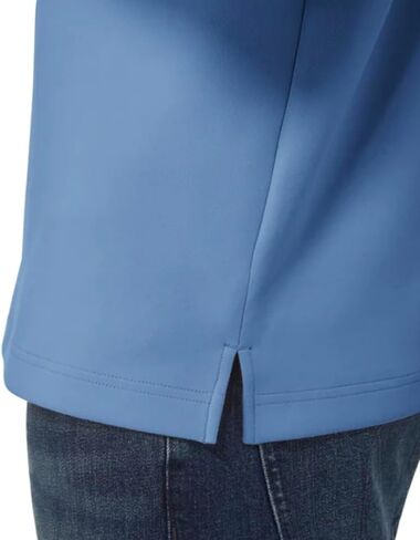 KIRKLAND Signature Men's UPF 50+ Stretch 1/2 Zip Pullover (US, Alpha, Small, Regular, Regular, Blue) in Kuwait