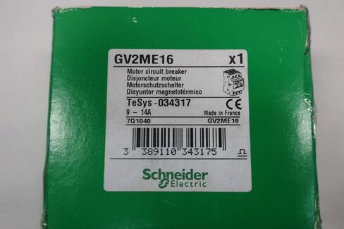 شنايدر GV2ME16 محرك يدوي 9-14 أمبير 10 حصان D630172 in Kuwait