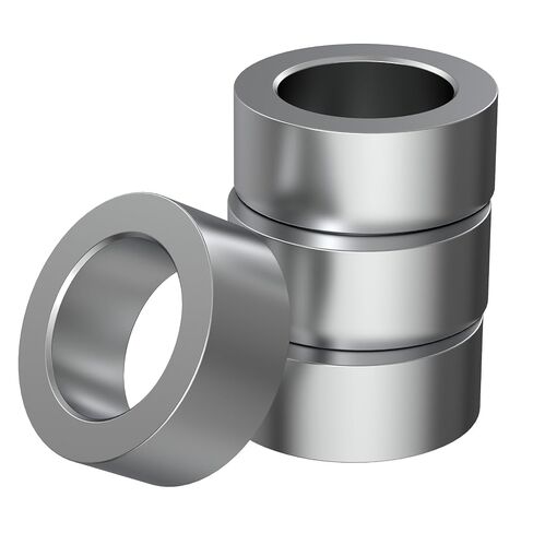 Metal Alloy Spacer 1-1/8" OD x 3/4" ID x 1/2" Length, Round Spacer Unthreaded Standoff Bushing Plain Finish, Metal Spacers Online (1/2" Length, 4 Pack) in Kuwait